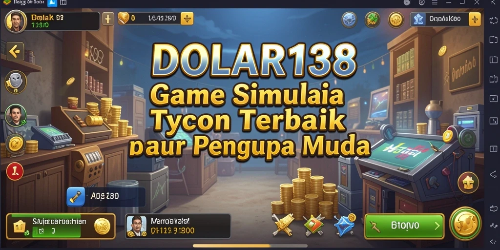 Tampilan gameplay DOLAR138 menampilkan interaksi seru dalam manajemen bisnis.