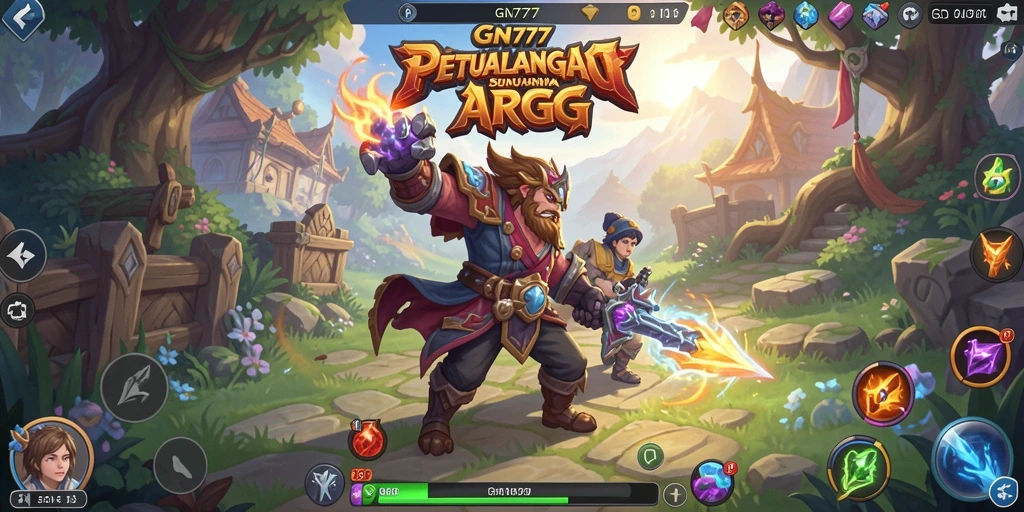 Screenshot menampilkan pertarungan seru dan grafis memukau dalam GN777.