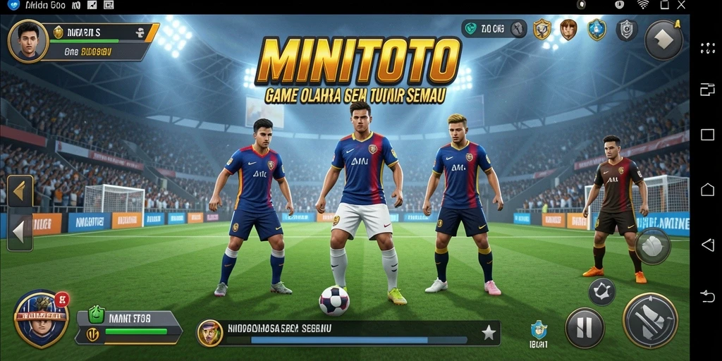 Screenshot gameplay MINITOTO yang menampilkan aksi olahraga seru.