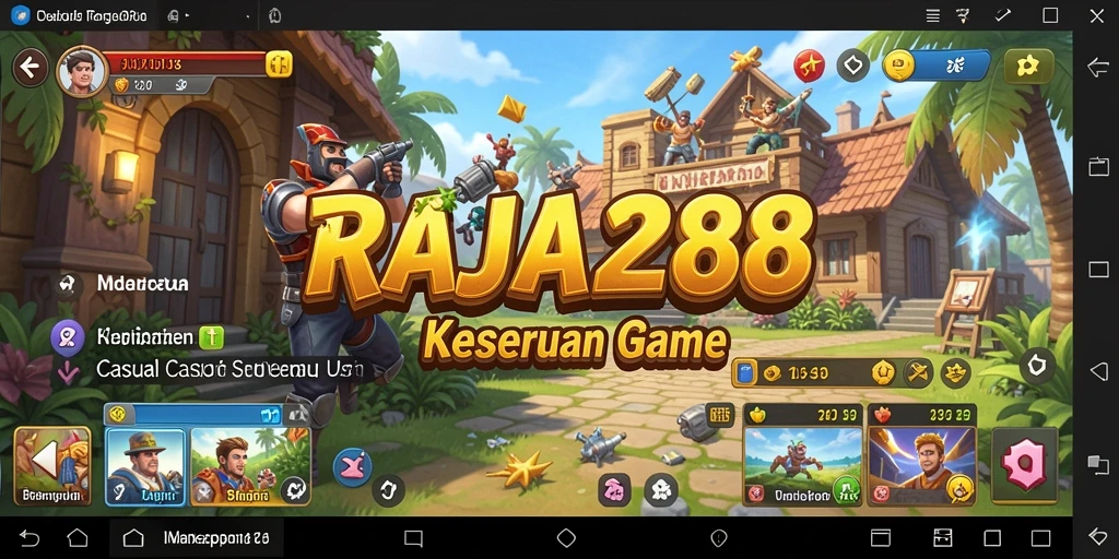 Tampilan gameplay RAJA288 yang menyenangkan dan menghibur.
