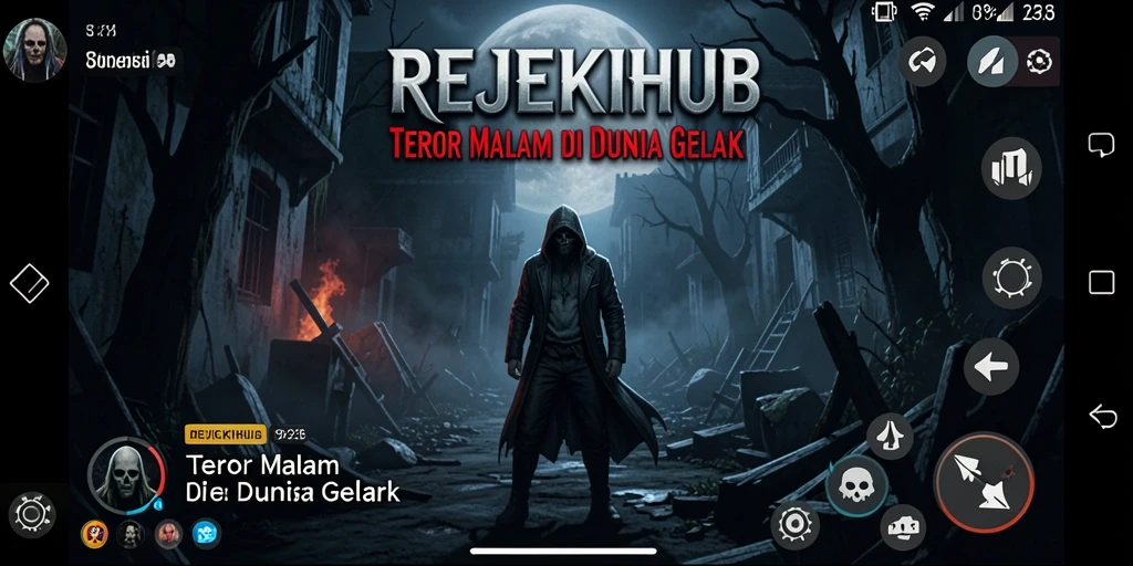 Tangkapan layar menampilkan suasana mencekam dalam REJEKIHUB.