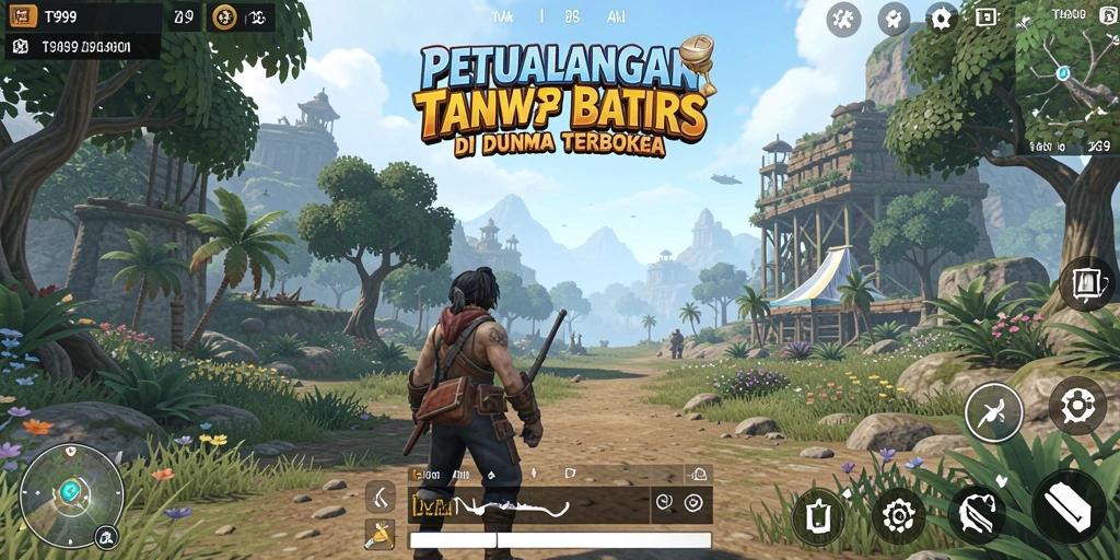 Tangkapan layar T9999 menampilkan momen mendebarkan dari gameplay Open World.